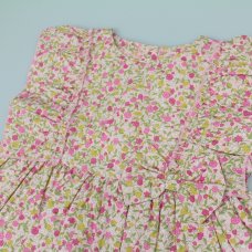 K34202: Baby Girls All Over Print Lined Dress  (1-2 Years)